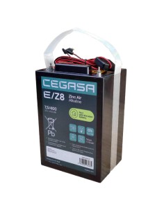 Global Bat-7.5v400-dc-ez8-v Batería De Zinc-aire 7.5v-400...