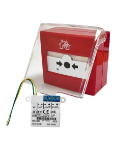 Inim Pfl-i-311c Pulsador Convencional Rearmable Con Base...