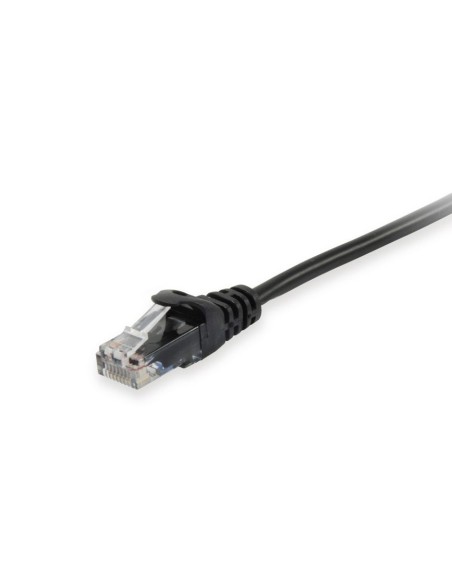 Equip Cable De Red Cat6a U Utp 2xrj45 1.00m Negro Lszh