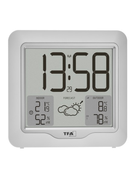 Tfa-dostmann 35.1164.02 Estación Meteorológica Digital Blanco Lcd Batería