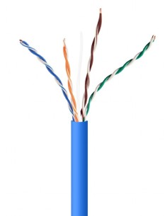 Gembird Cable De Red Utp Solid Cat. 5 Cca 305m Roll Azul...