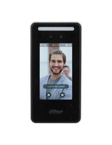 Dahua Asi6213j-mw-v1 Lector Autónomo Lcd 4.3" Táctil De Reconocimiento Facial+pin+tarjeta+qr Wifi 2.4ghz Ip65