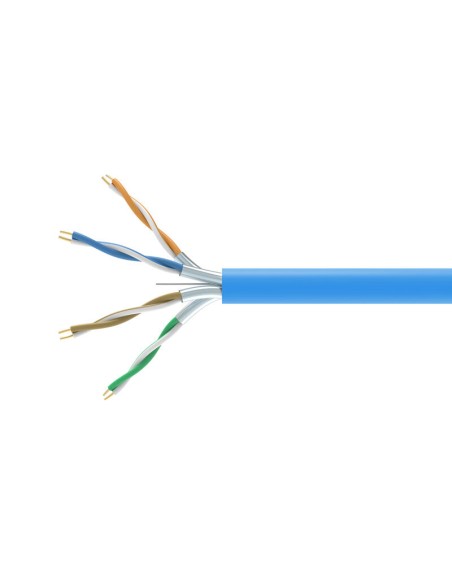 Bobina Equip Categoria 6a U/ftp 305m Eca Pvc Color Azul