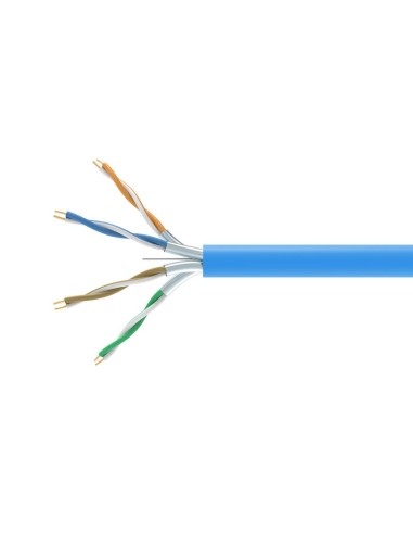 Bobina Equip Categoria 6a U/ftp 305m Dca Lszh Libre De Halogenos Color Azul