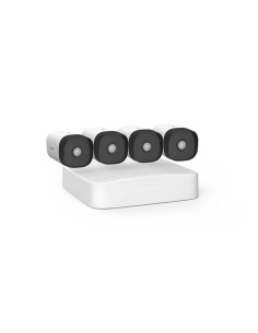 Cam Ip Tenda Grabador 4ch+4x Camara Poe Interior