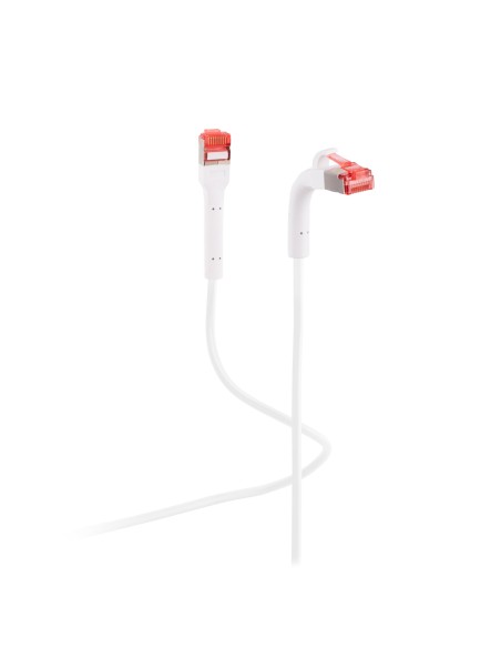 Flexline Cable De Red U/ftp Cat. 6a Mit Biegbaren Mecker Blanco 1,5m