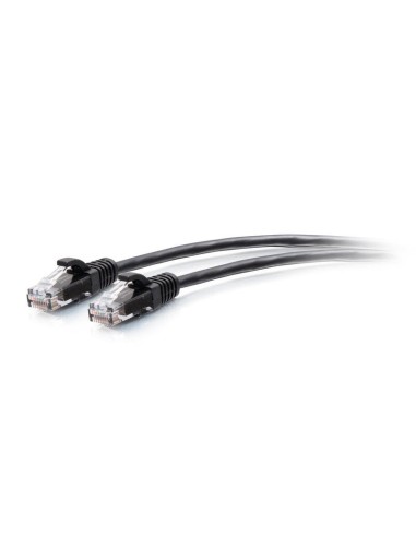 Cable C2g De Conexión Ethernet Delgado Sin Apantallar (utp) Con Protección Antienganche Cat6a De 7,6 M - Negro