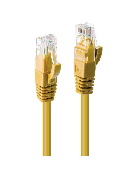 Cable Lindy Cat 6 U/utp 0.3m Yellow