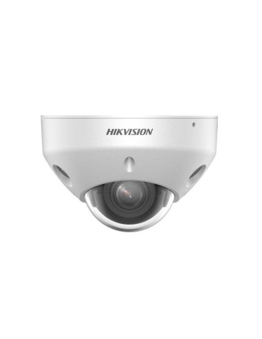 Cámara Minidomo Ip 8mp 2.8mm Smart Hybrid Light 30m Acusense Mic E/s Alarma Y Audio Ip67 Ik08