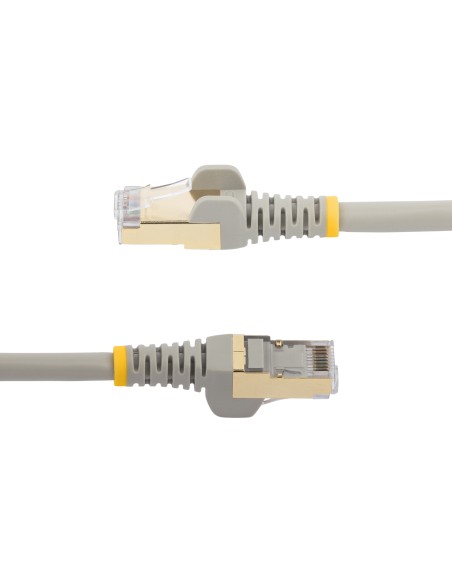Cable 0.5m Red Ethernet Rj45   Cabl Cat6a Snagless Gris
