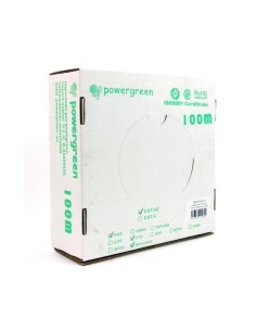 Powergreen Bobina De Cable Cat 5e Ftp 100 Metros Flexible...