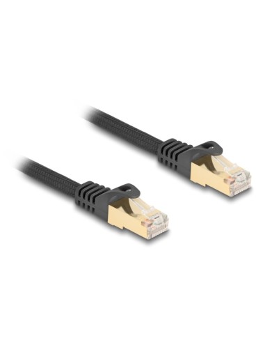 Delock 80318 Rj45 Cable De Red Trenzado Cat.6a S/f 2m Negro