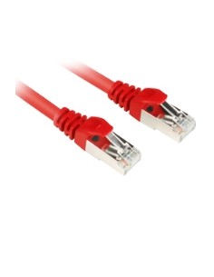 Cable De Conexión Sharkoon Rj45 Cat.6 Sftp Rojo, 25 Cm...