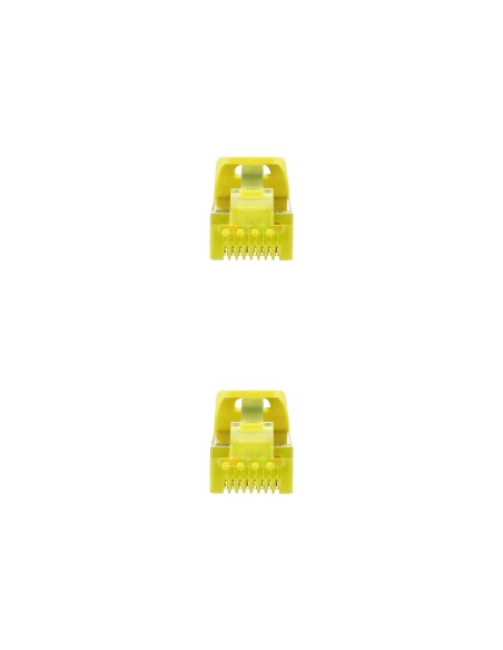 Nanocable Cable Red Lszh Cat.6a Sftp Awg26 25cm - Amarillo