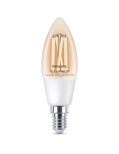 Philips Smart Vela Con Filamento Transparente 4,9 W (equiv. 40 W) C35 E14