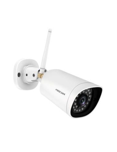 Cámara De Vigilancia Para Exteriores Foscam G4p, Negra [4 Mp Super Hd, Wlan, 1x Lan, Audio De Dos Vías, 20m Nac