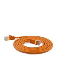Cable Wantec De Red Smp Cat7 Me. Cat6a D 4mm 2,00m Naranja