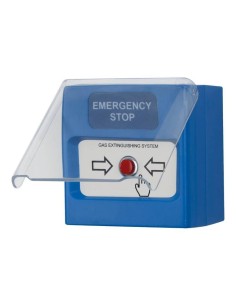 Teletek Sensomag-mhb50 Pulsador Manual Paro Extinción,...