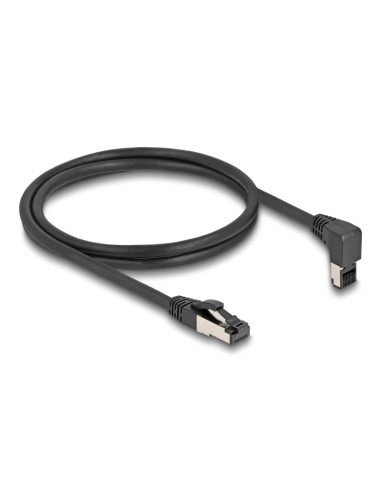 Delock Rj45 Cable De Red Cat.8.1 S/ftp 90° Oben...