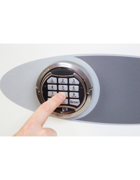 Phoenix Safe Co. Ss1181e Caja Fuerte De Superficie 7 L Acero Blanco