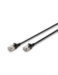 Cable Digitus De Red Cat 6a F Ftp Slim 0,50m Negro