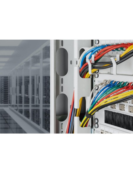 Cable Digitus De Red Cat 6a F Ftp Slim 0,50m Negro