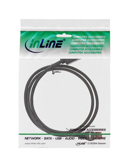 Extensión De Cable De Red Inline S/ftp Pimf Cat.6 250mhz Cobre Libre De Halógenos Negro 2m