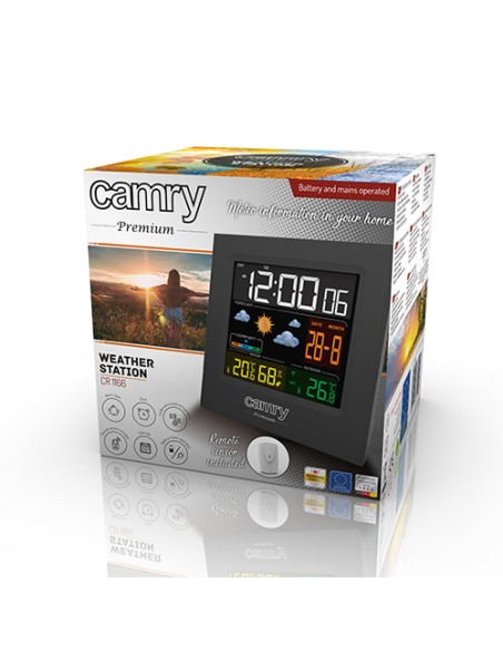 Estación Meteorológica Camry Cr 1166