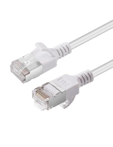 Microconnect V-ftp6a03w-slim Cable De Red Blanco 3 M Cat6a U/ftp (stp)