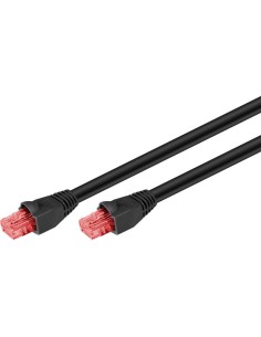 Cable Goobay 55439 De Red Negro 75 M Cat6 U/utp (utp)...