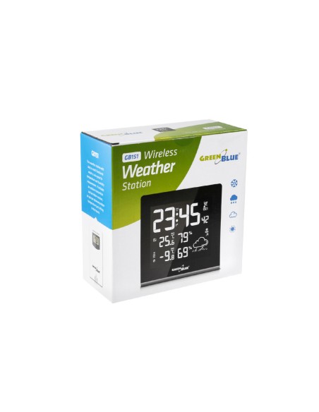 Greenblue Estación Meteorológica Inalámbrica Con Sensor Exterior Gb151