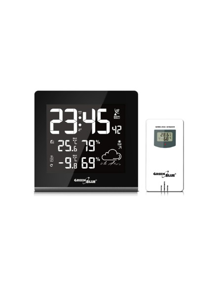 Greenblue Estación Meteorológica Inalámbrica Con Sensor Exterior Gb151