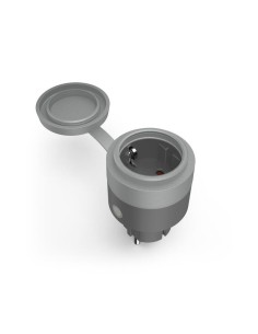 Enchufe Exterior Hama 10a 2300w Gris 2