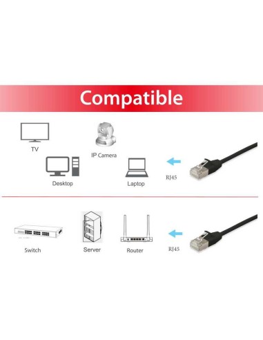 Equip Cable De Red Cat6a F/ftp 2xrj45 3.00m Sw...