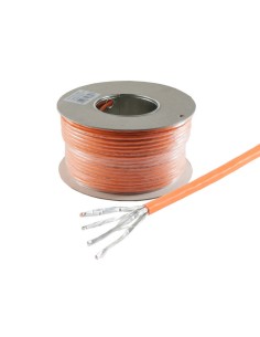 S-conn 08-8103507 Cable De Red Naranja 50 M Cat7 S/ftp...