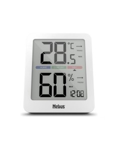 Mebus 40928 Estación Meteorológica Digital Blanco Batería