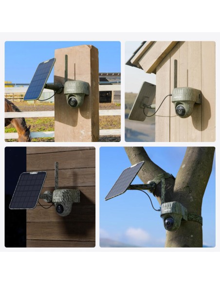 Cámara De Vigilancia Reolink Go Series G450 With Solar Panel 2 Camuflaje