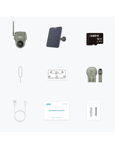 Cámara De Vigilancia Reolink Go Series G450...