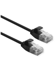 Roline 21.15.3951 Cable De Red Negro 0,3 M Cat6a U/utp (utp)