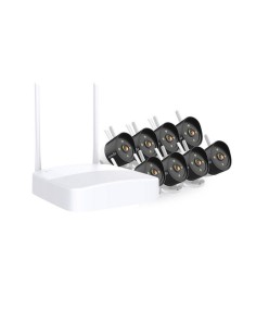 Kit De Vigilancia De 8 Cámaras Tenda K8p-4cr