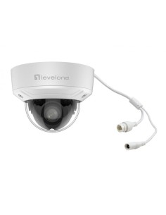 Camara Levelone Ipcam Fcs-3461 Dome Out 2mp H.265 Ir 10w Poe 2