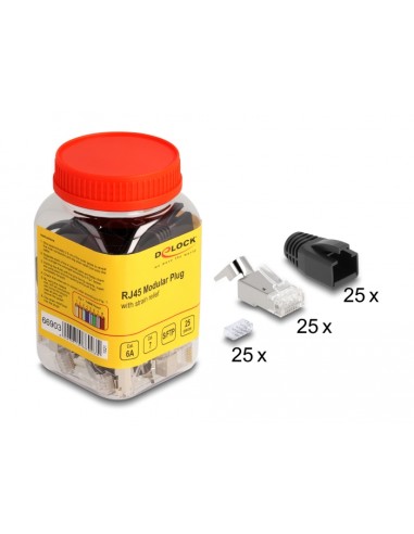 Delock Conector Modular Rj45 Con Alivio De...