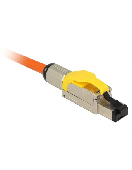 Delock Montaje De Enchufe Rj45 Cat.6a En Metal 86287