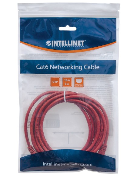 Goobay Cat 5e Patch Cable, U Utp 68369 3 M, Red