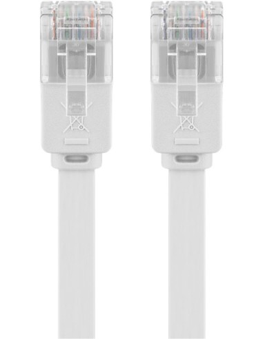 Goobay Cat5e Flat 5-1000 10.0m Cable De Red...