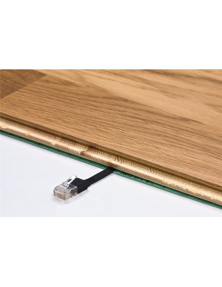 Goobay Cat5e Flat 5-1000 10.0m Cable De Red Plano Blanco 10 Metros Cat.5e U/utp