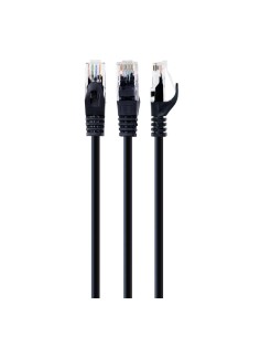 Cable  Gembird Pp6u-1.5m/bk De Red Negro 1,5 M Cat6 U/utp...