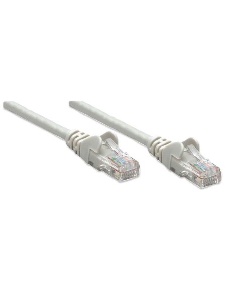 Intellinet Patchkabel Rj45 U/utp Cat5e 1.0m Hebelschutz Grau