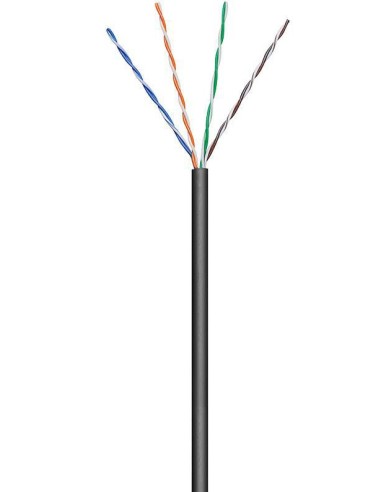 Microconnect 100m Cat5e Cable De Red Negro...