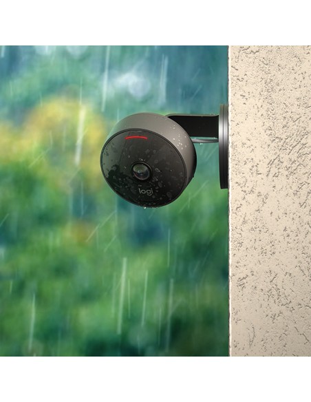 Logitech Circle View Camara De Videovigilancia Wifi Fullhd 1080p - Angulo De Vision 180âº - 2 Canales Audio - Microfono Y A...
